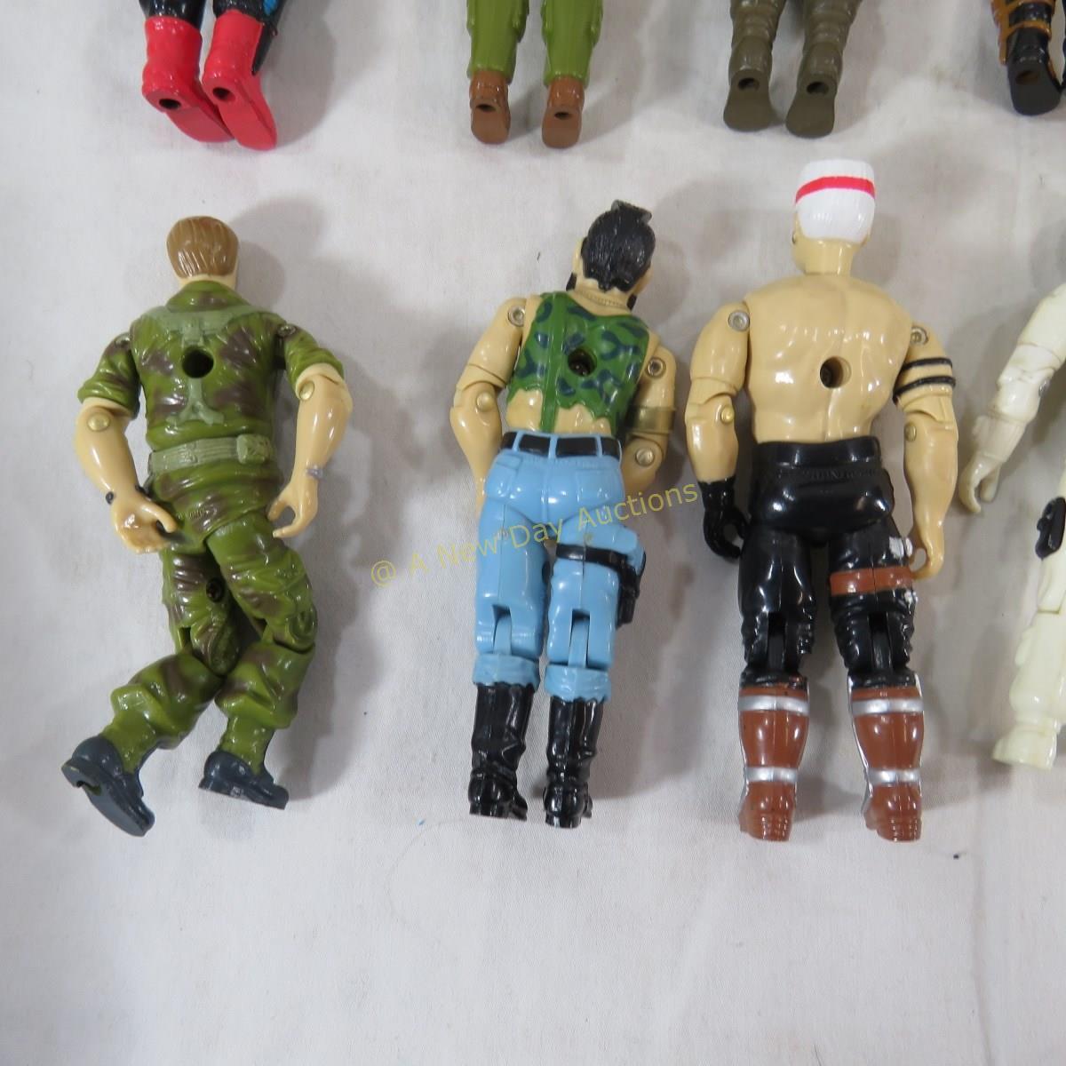 20 1980's GI Joe Action Figures with Zartan