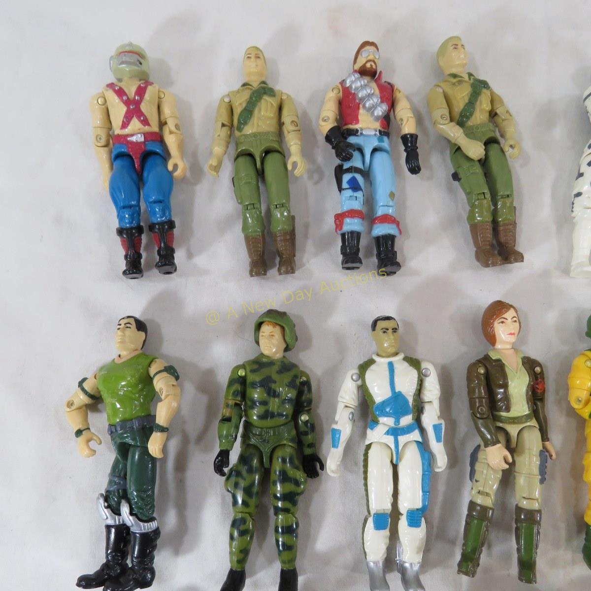 20 1980's GI Joe Action Figures