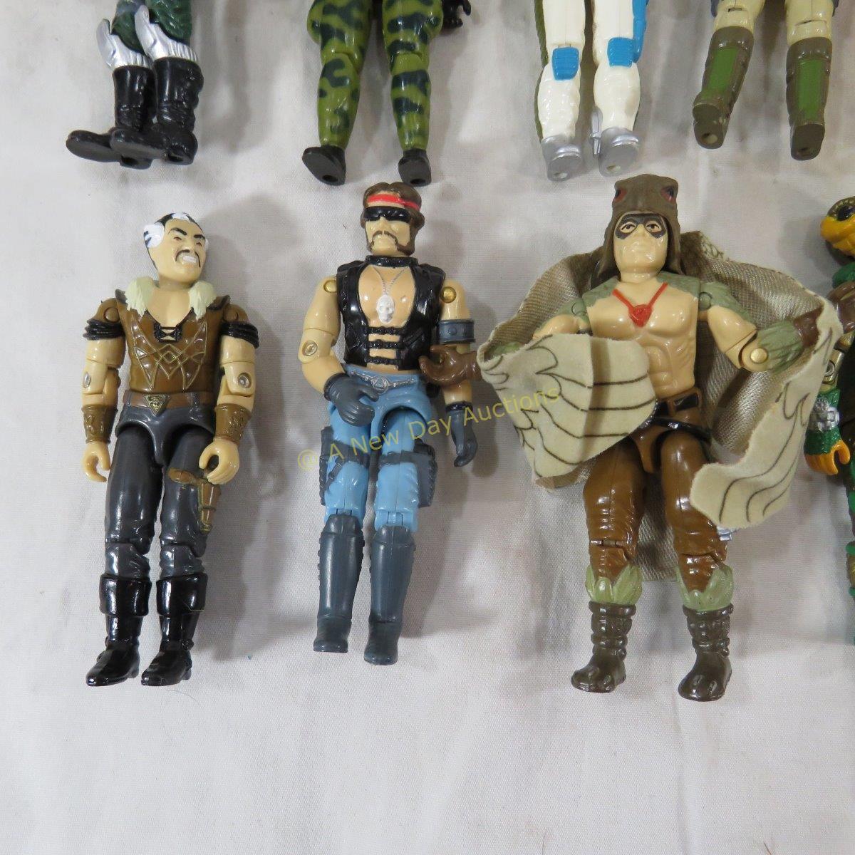 20 1980's GI Joe Action Figures