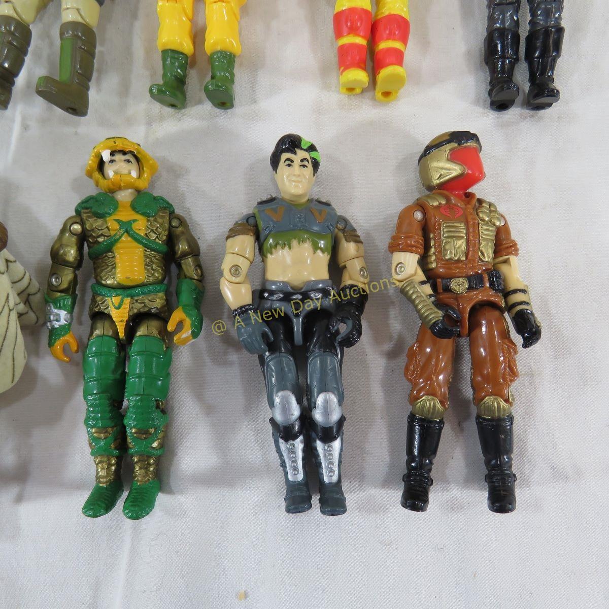 20 1980's GI Joe Action Figures