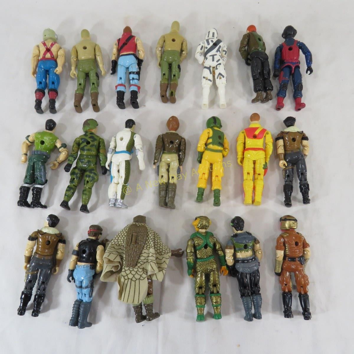 20 1980's GI Joe Action Figures