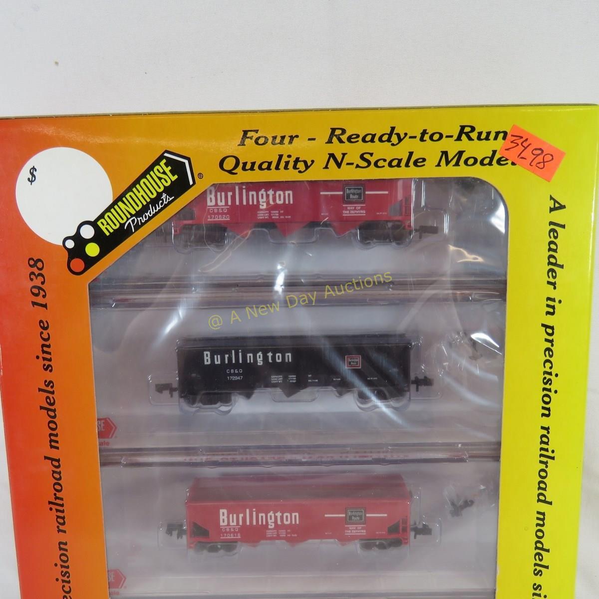 4 N Scale sets- Roundhouse, Walthers