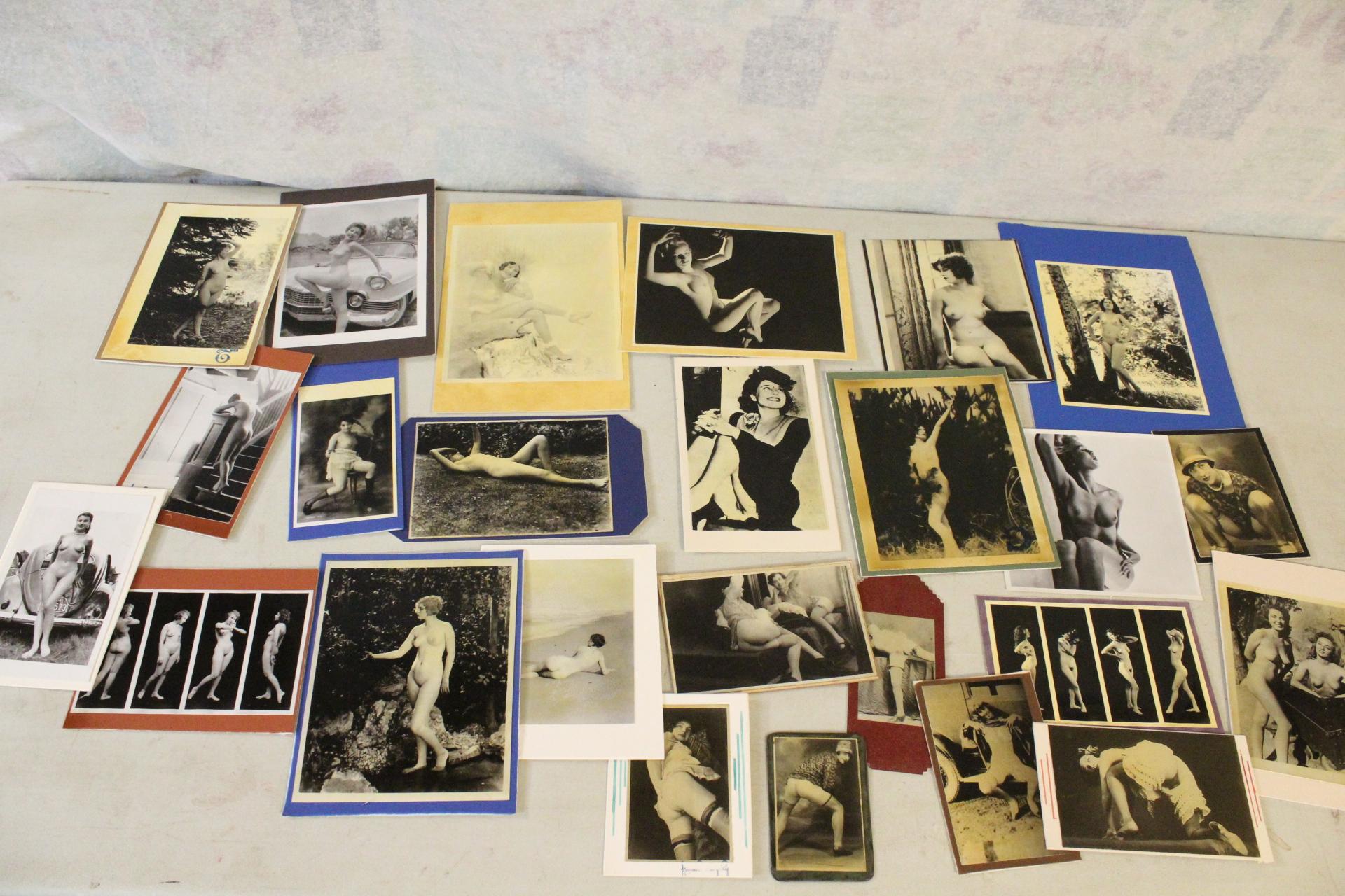 20+ Reproduction Nude Photos Mounted & Unmounted