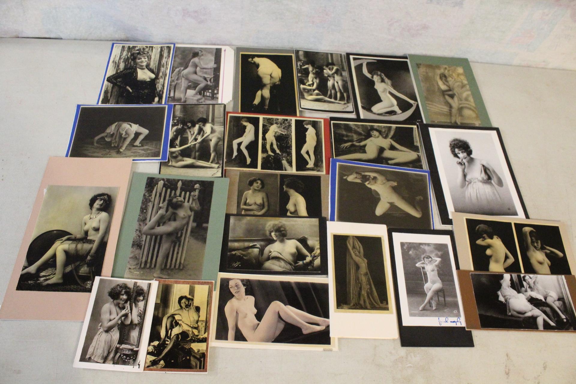 20+ Reproduction Nude Photos Mounted on Board