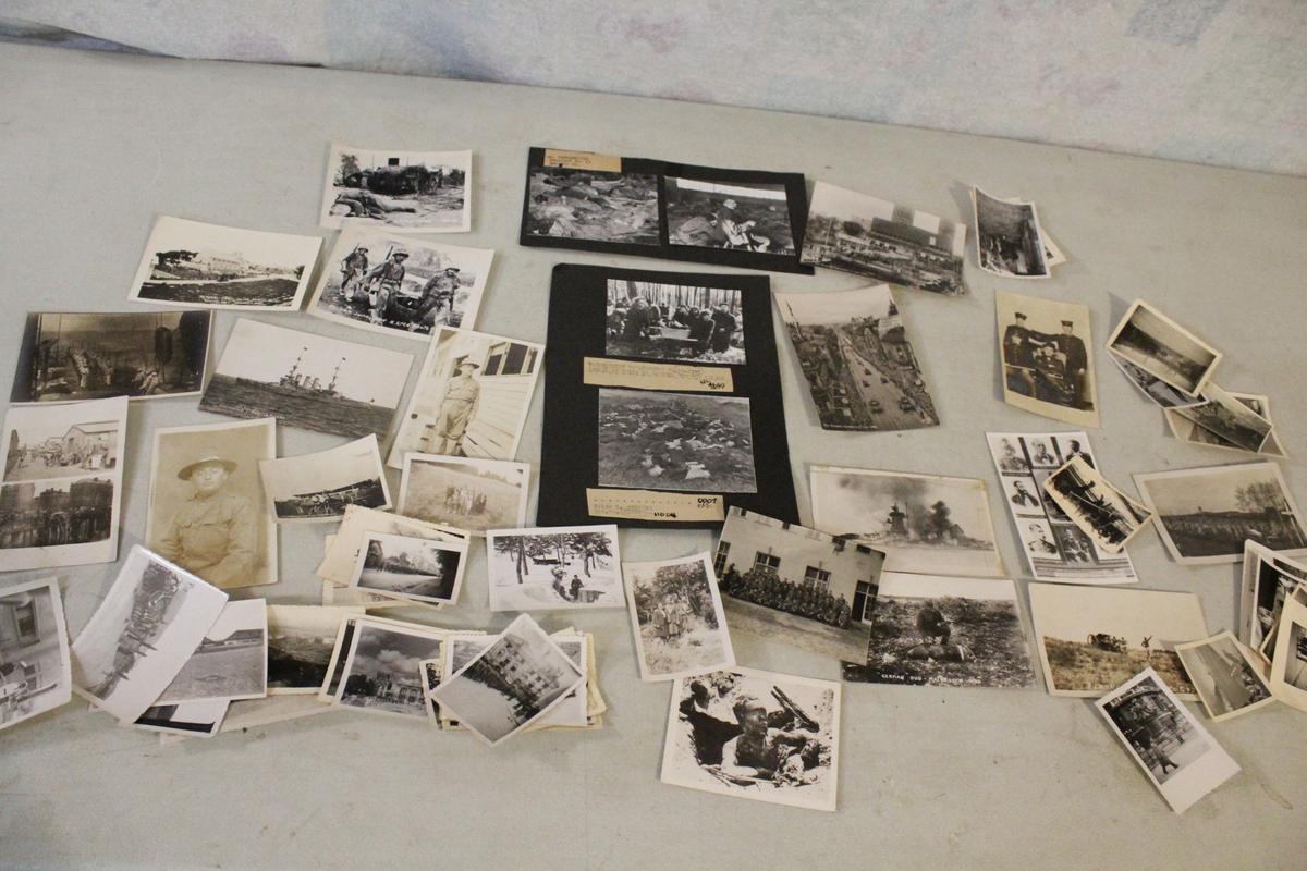 Lot Real Photos Gold Mining, Military War Crimes