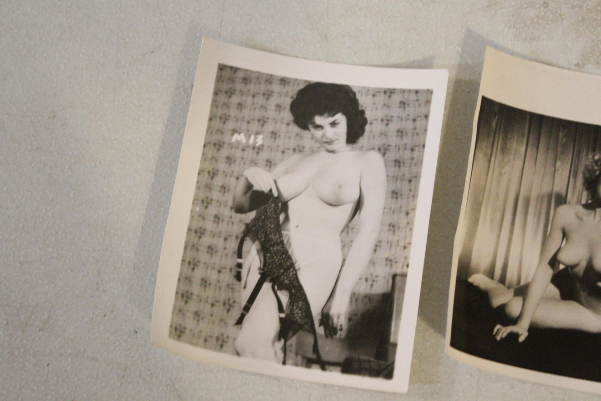 5 Real Nude Photos 4" x 5" Vintage