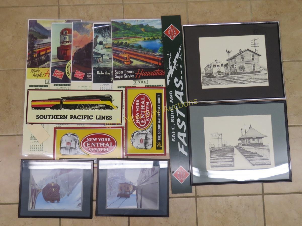 Reproduction Signs, Prints & Calendars