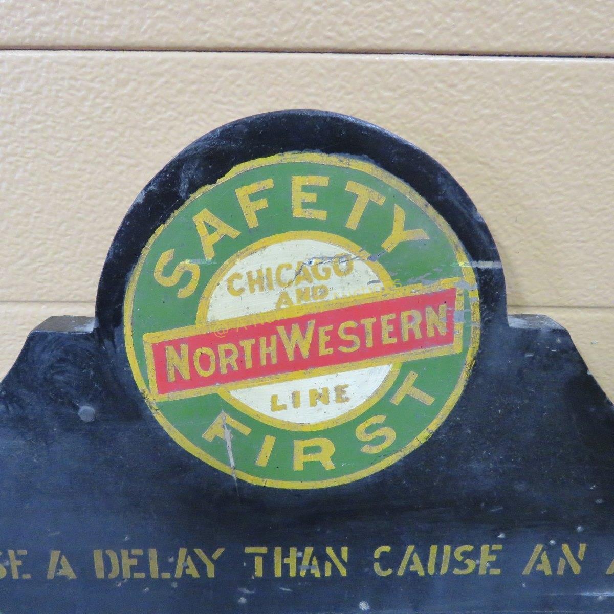 Chicago Northwestern Safety First Board