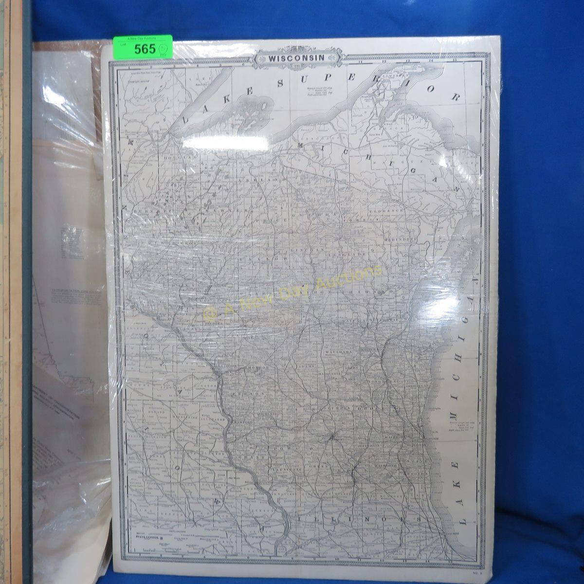 MN, WI & Federal DOT railroad maps