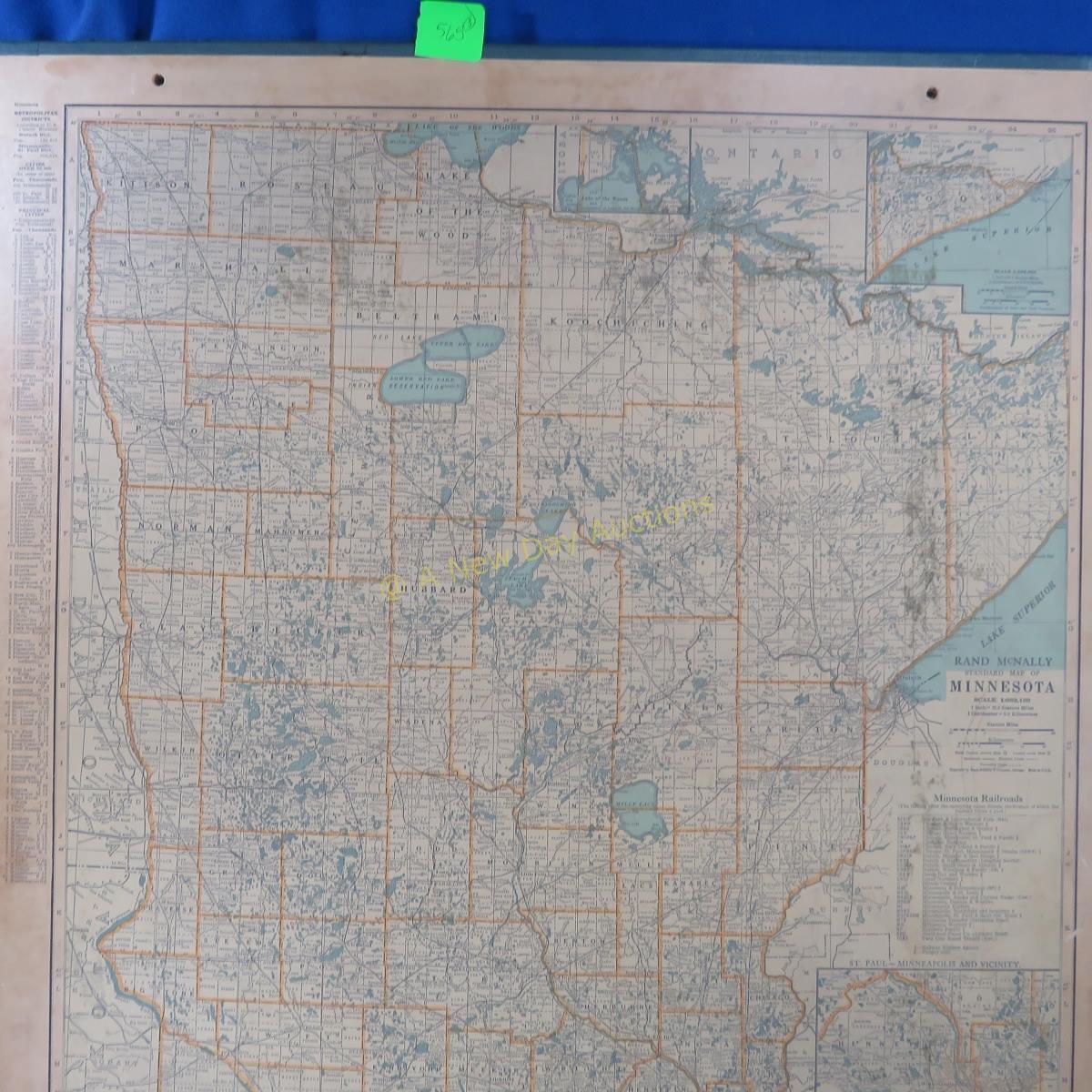 MN, WI & Federal DOT railroad maps
