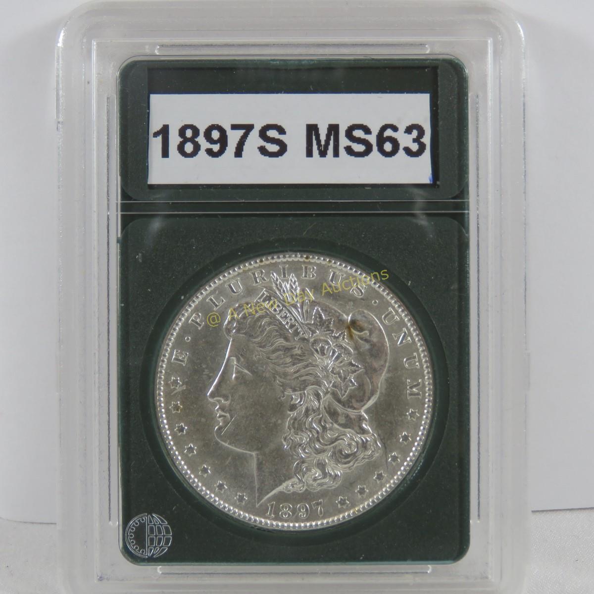 1897 S Morgan Silver Dollar