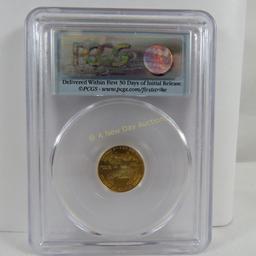 2009 $5 Gold Eagle 1/10 OZT PCGS MS70 1st strike