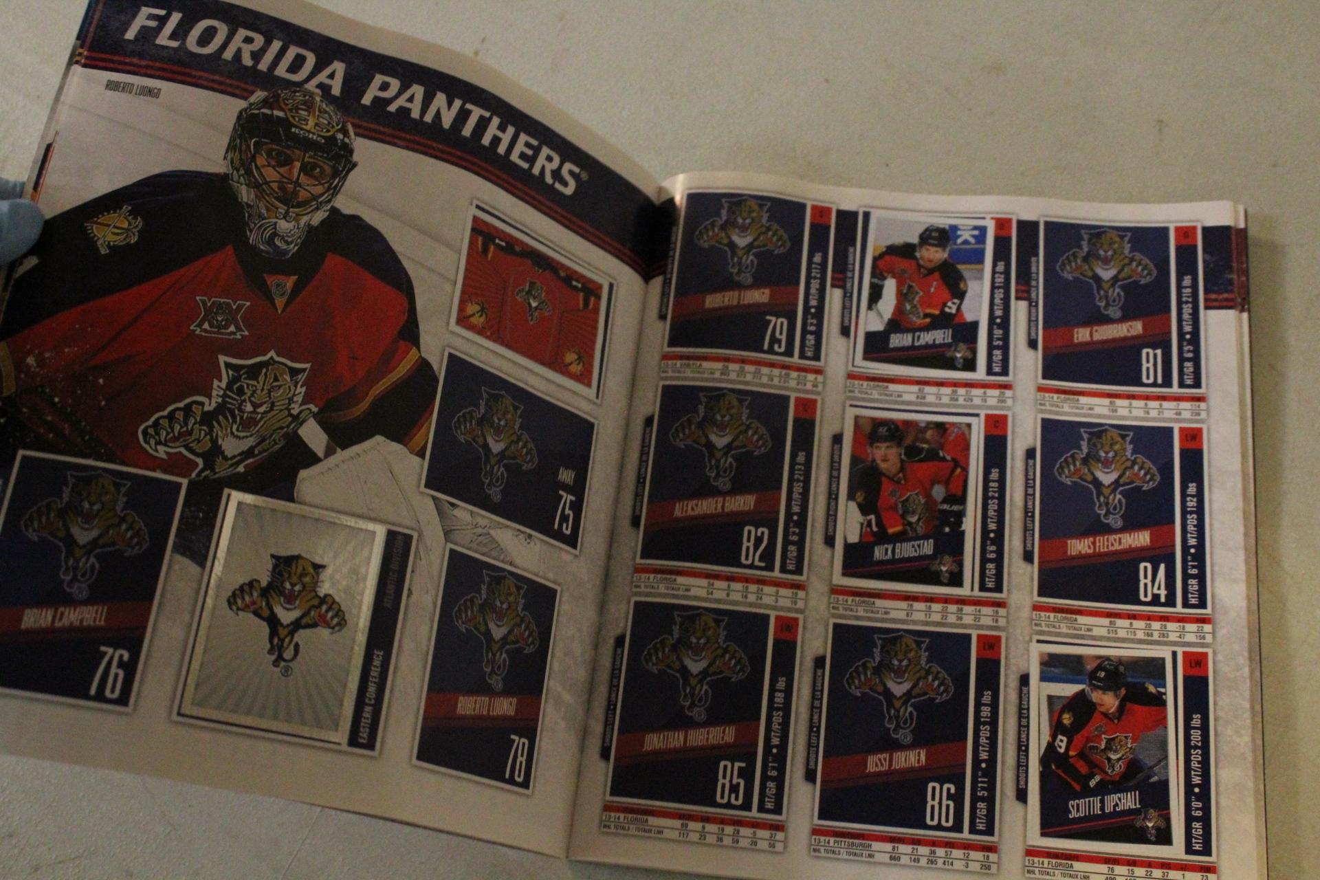 2014-15 NHL Sticker Collection Book + Some Loose