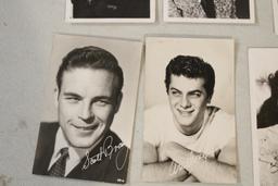 10 Real Photo Postcards Movie Stars Unposted