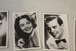 10 Real Photo Postcards Movie Stars Unposted