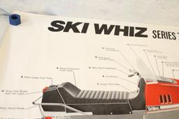 1970's Massey Ferguson Ski Whiz Snowmobile Poster