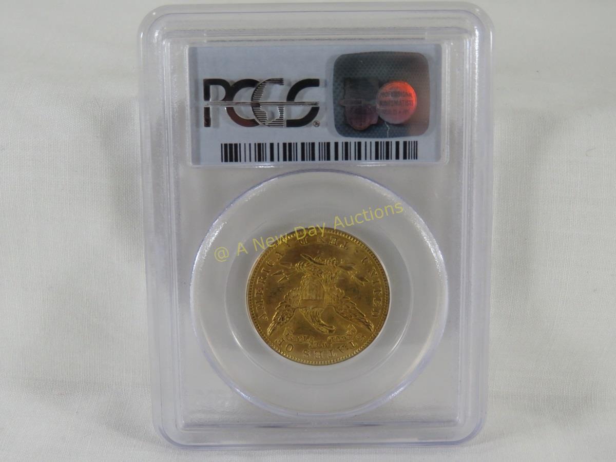 1893 $10 Gold Liberty Head PCGS graded MS63