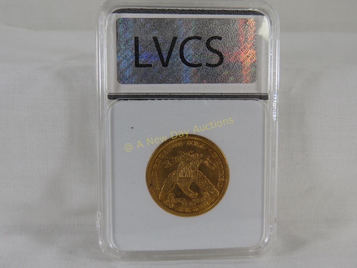 1903 O $10 Gold Indian Head LVCS graded MS-63+