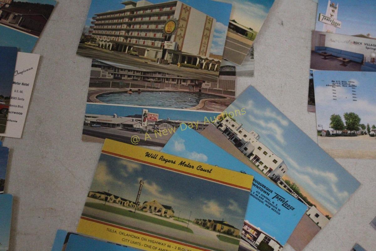 100+ Mid-Century Motel Travel Postcards Souvenirs