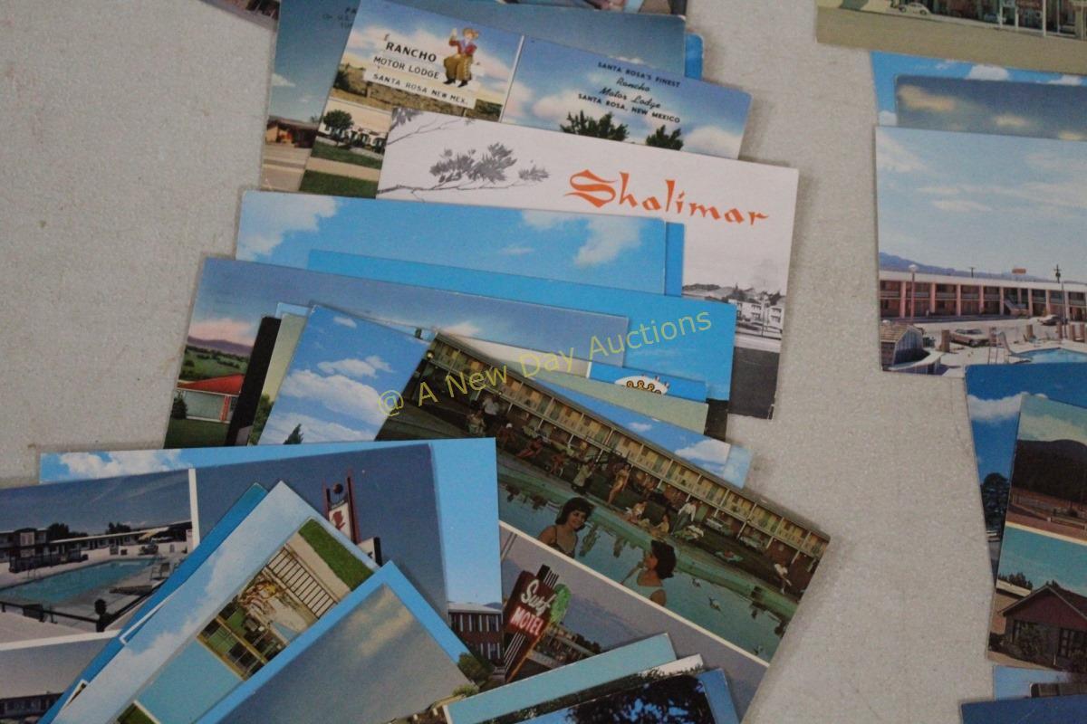 100+ Mid-Century Motel Travel Postcards Souvenirs