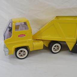 Vintage Tonka bottom dump truck and trailer