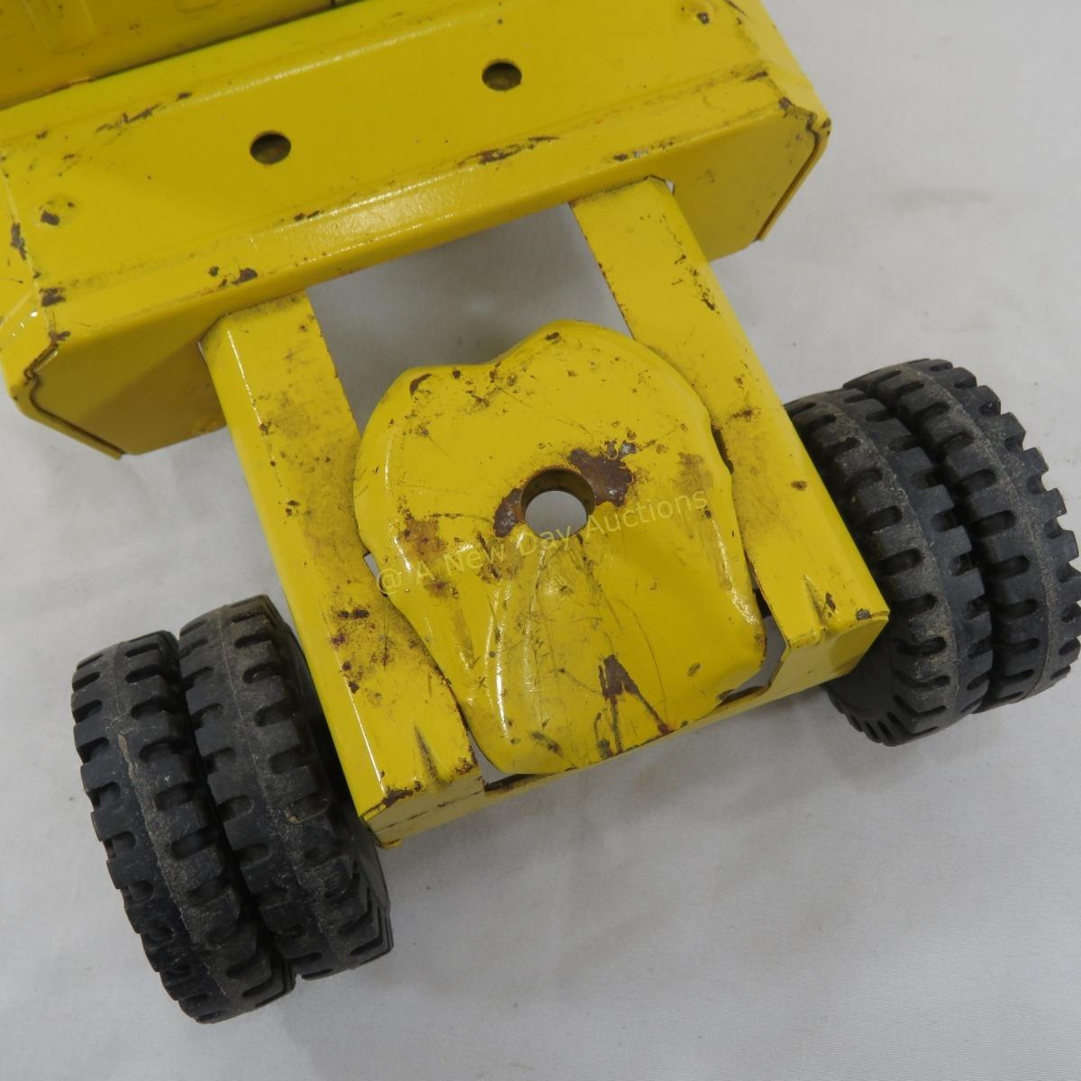 Vintage Tonka bottom dump truck and trailer