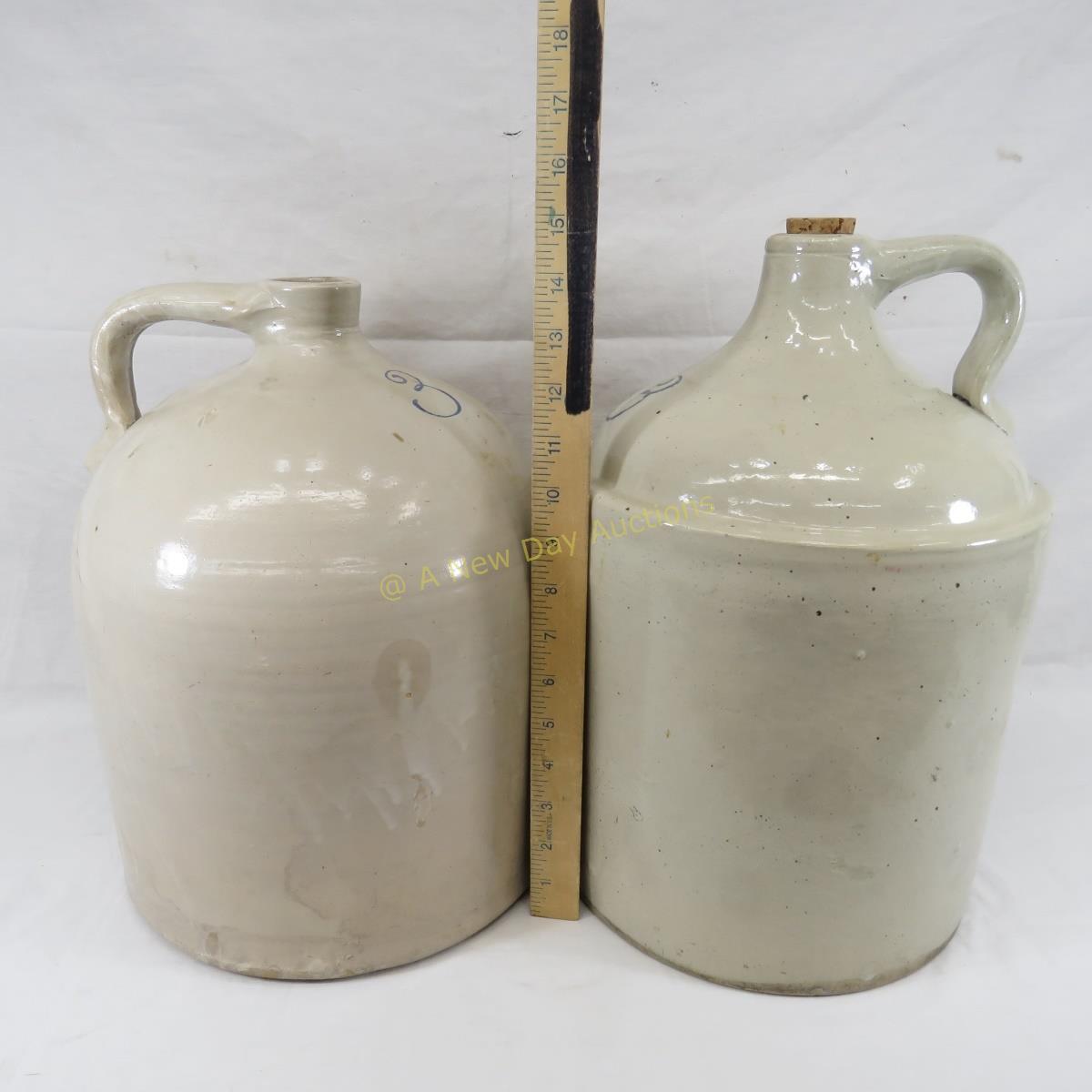 2 3 Gallon Stoneware Jugs