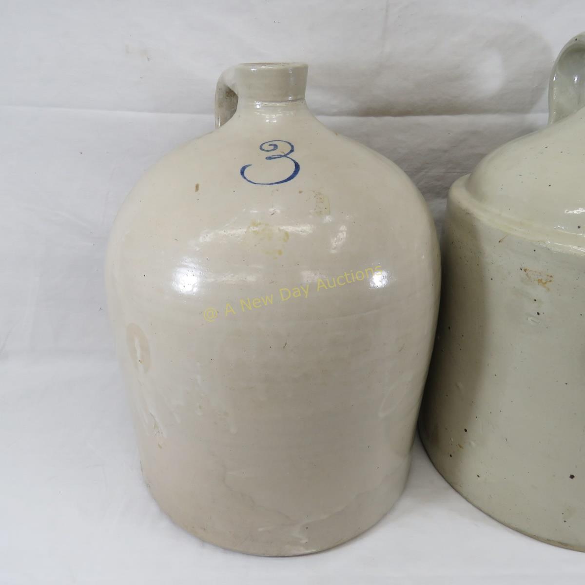 2 3 Gallon Stoneware Jugs