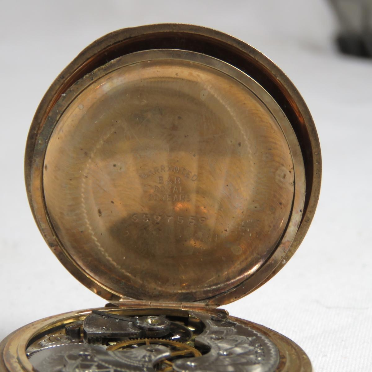 Elgin Pocket Watch Case Serial #6597559