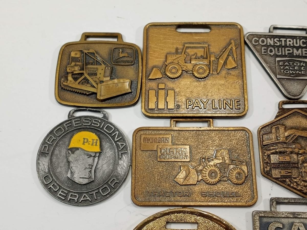 Vintage Watch Fobs Advertising Construction