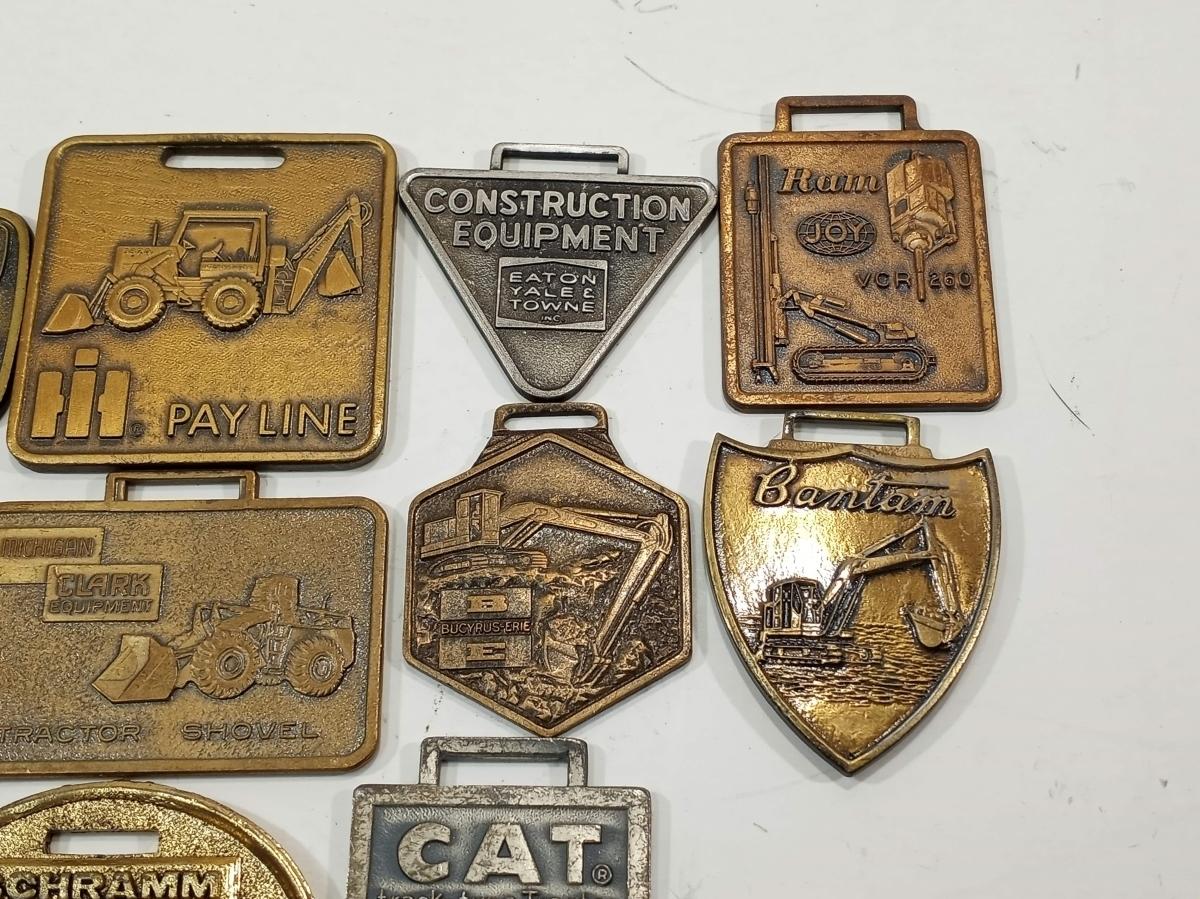 Vintage Watch Fobs Advertising Construction