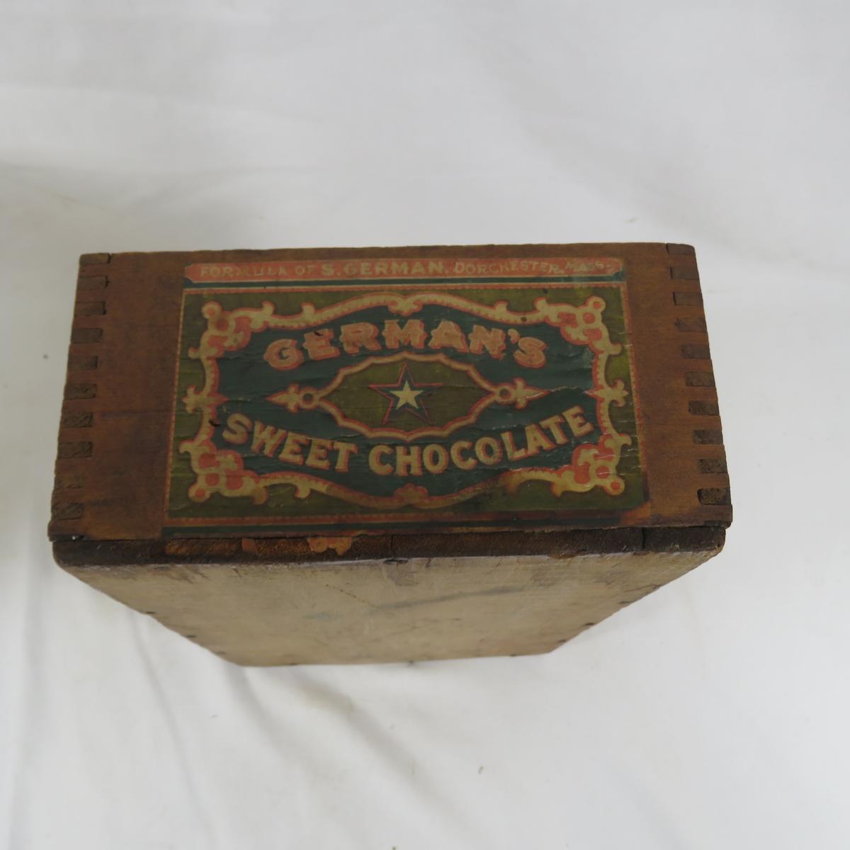 Vintage wood boxes and lid