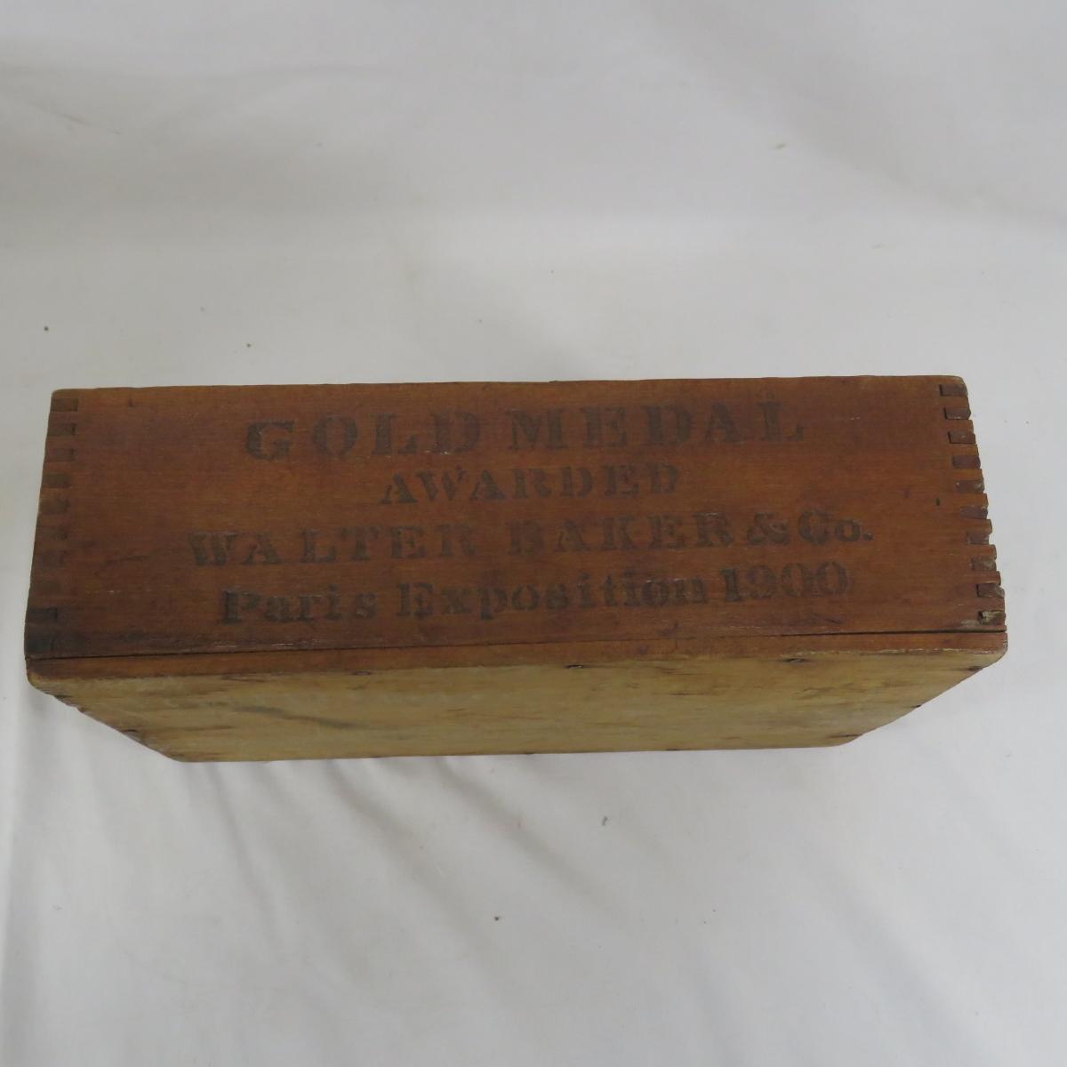 Vintage wood boxes and lid