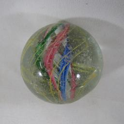 Antique & vintage marbles including large swirl