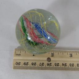 Antique & vintage marbles including large swirl