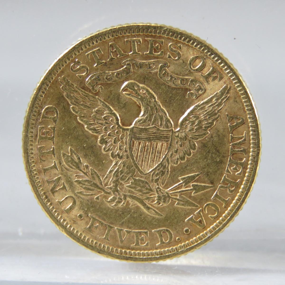 1895 $5 Gold Liberty Head Half Eagle