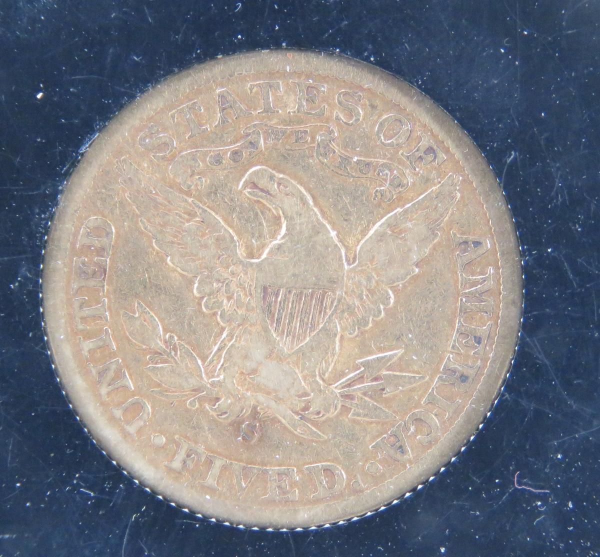1899 S $5 Gold Liberty Head Half Eagle