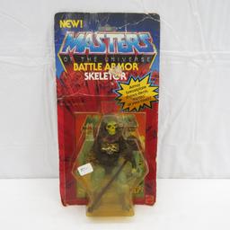 1983 MOTU Battle Armor Skeletor Sealed Figure
