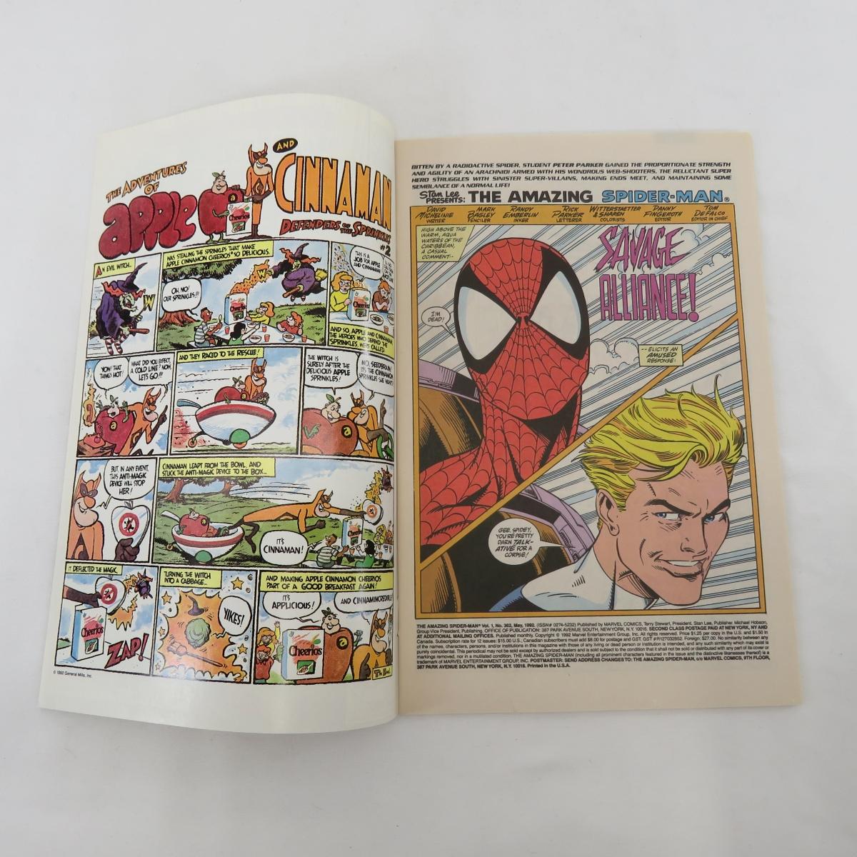 The Amazing Spider-Man #361, 362, 363