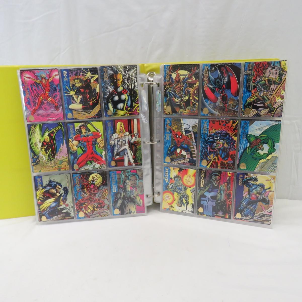 Marvel X-Men Trading Cards In Binder