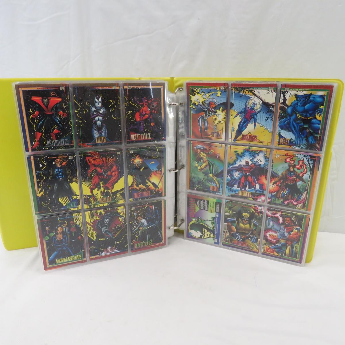 Marvel X-Men Trading Cards In Binder