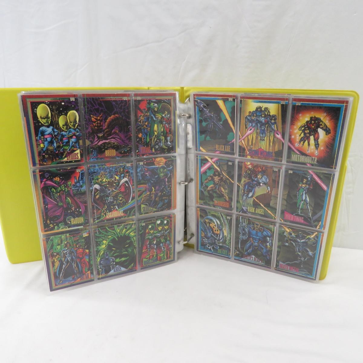 Marvel X-Men Trading Cards In Binder