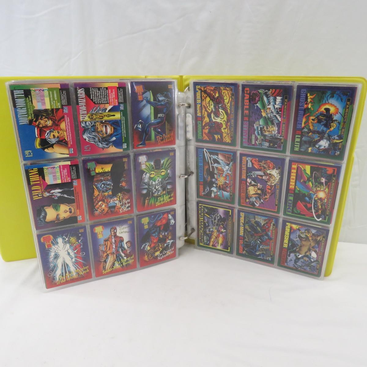 Marvel X-Men Trading Cards In Binder