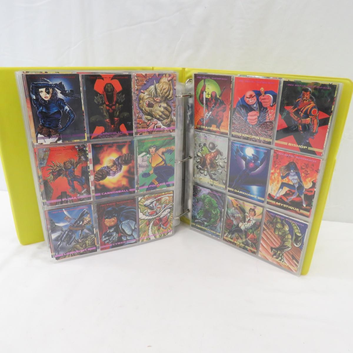 Marvel X-Men Trading Cards In Binder