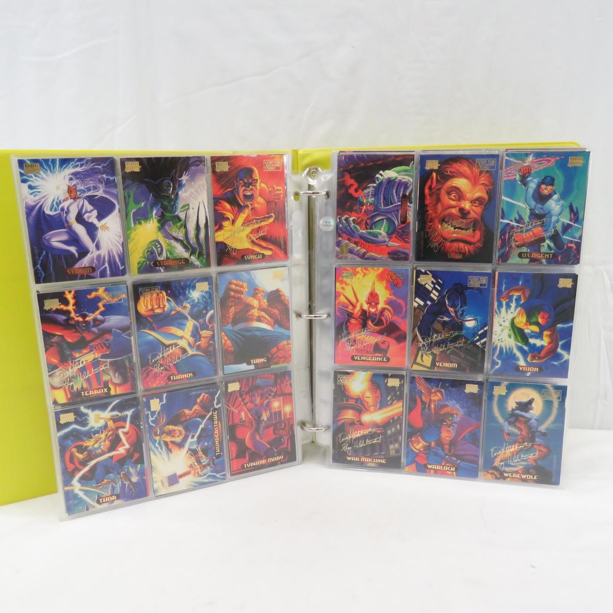 Marvel X-Men Trading Cards In Binder