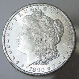 1880 S Morgan Silver Dollar BU