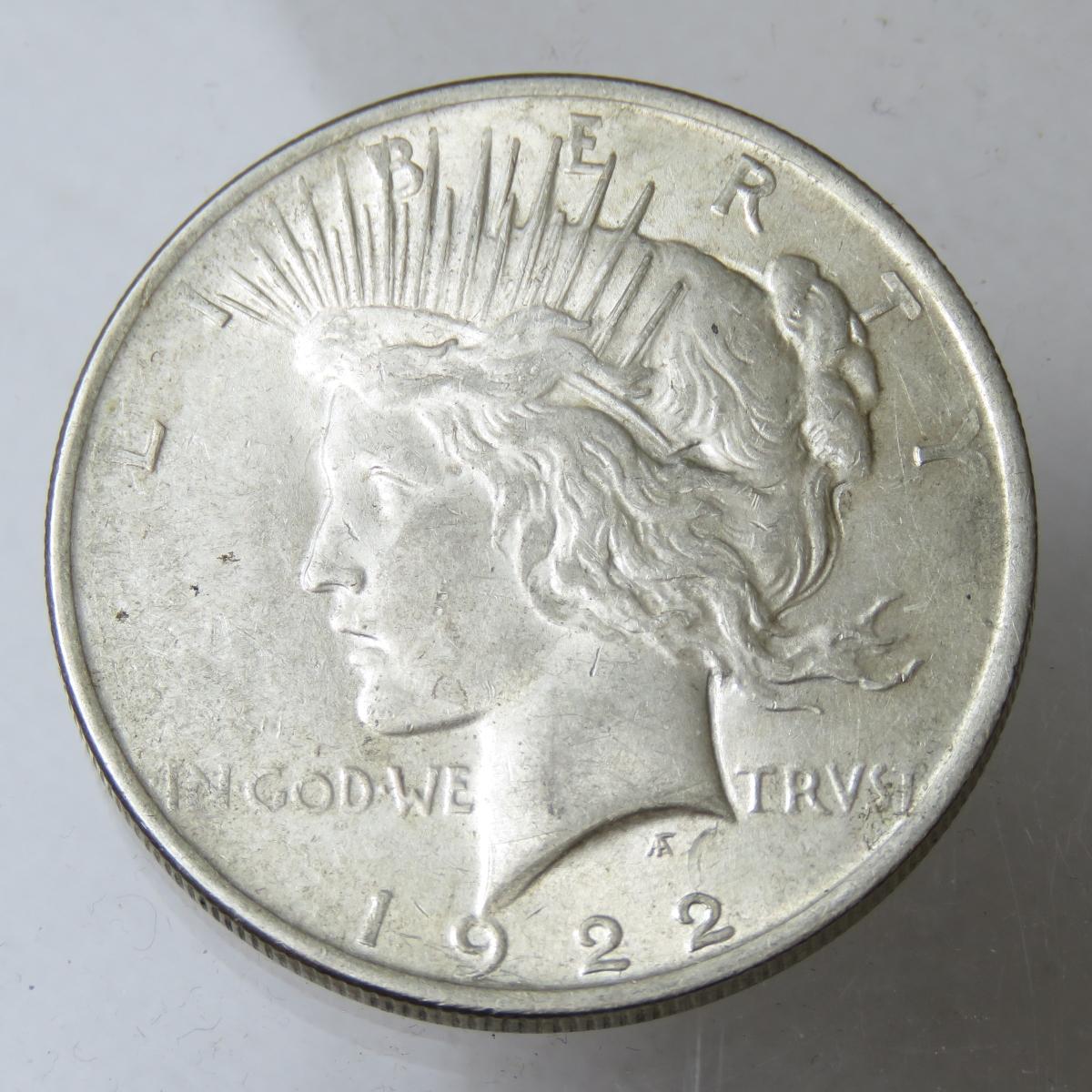 1922 Peace Silver Dollar