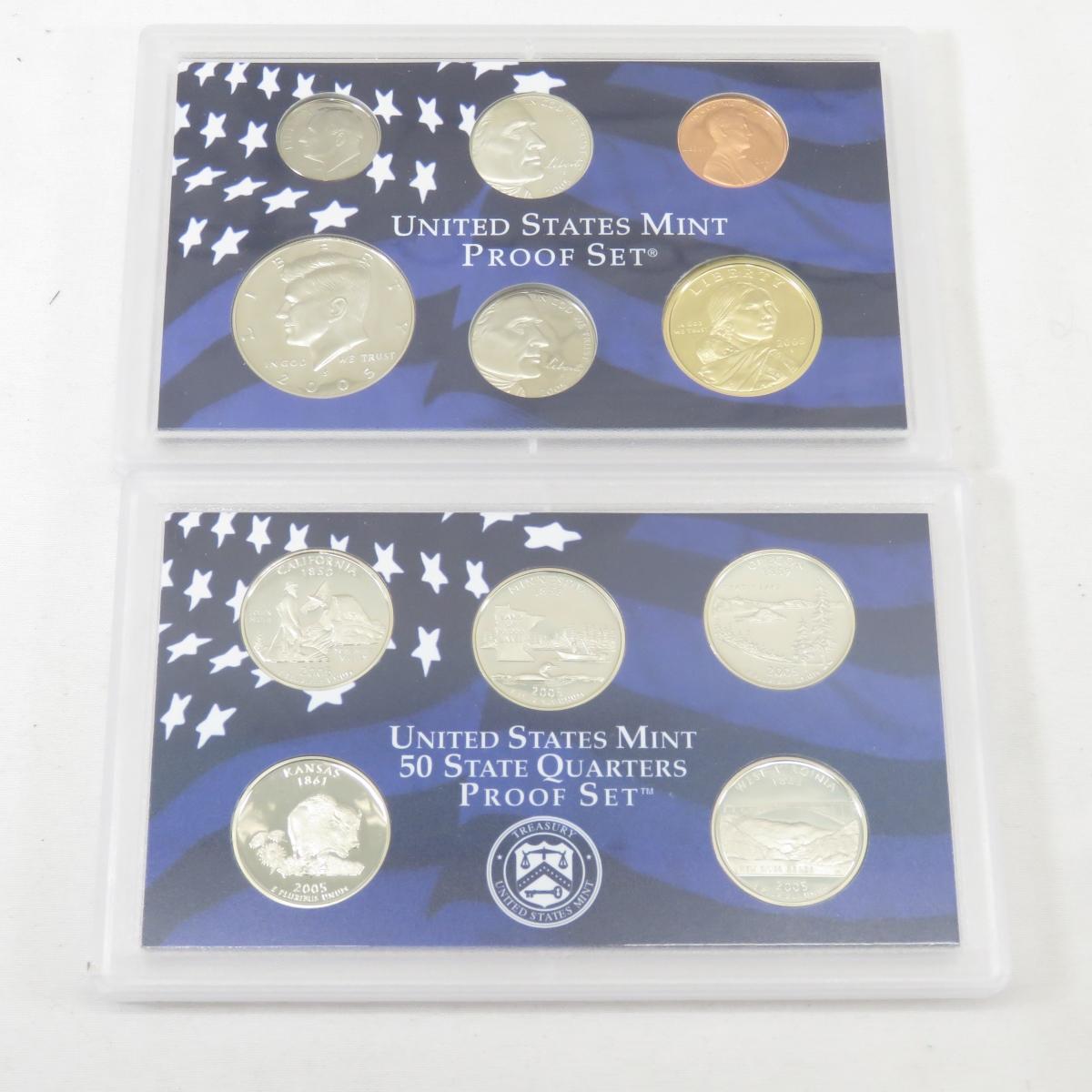 2001-2006 US Mint Proof Sets Plus 2000 Mint Set
