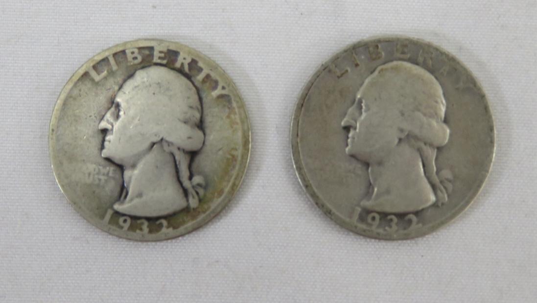 1932S & 1932 D Washington Quarters