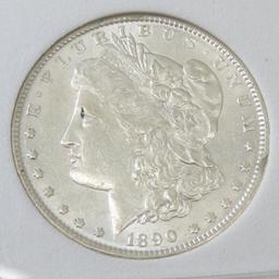 1890 Morgan Silver Dollar AU-53 PCS Grading.com